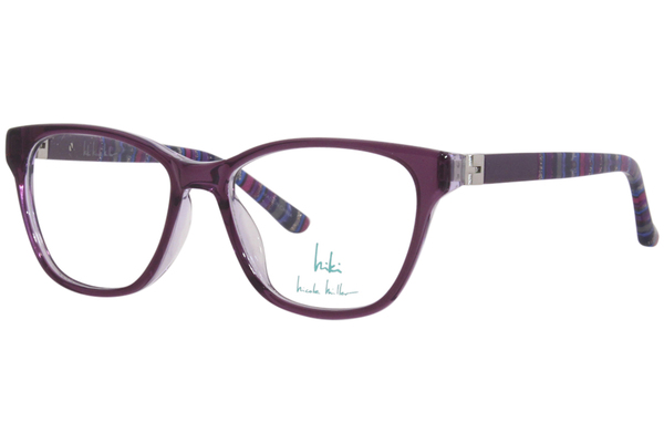  Nicole Miller Clea Eyeglasses Youth Girl's Full Rim Square Shape 