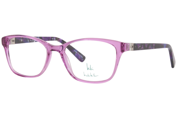  Nicole Miller Cleo Eyeglasses Youth Girl's Full Rim Square Shape 