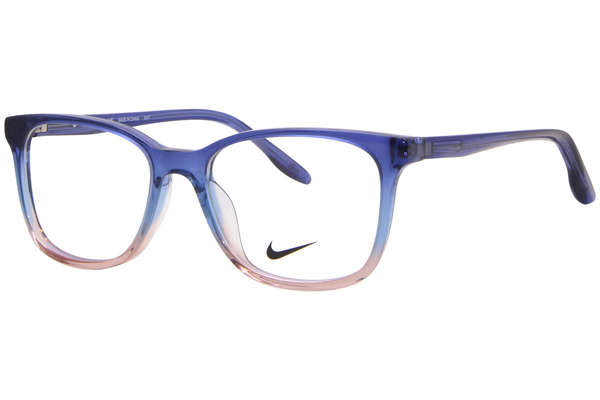  Nike 5054 Eyeglasses Youth Kids Girl's Full Rim Square Shape 