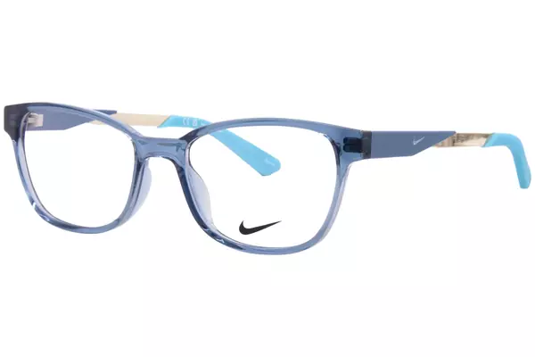  Nike 5100 Eyeglasses Youth Kids Girl's Full Rim Square Shape 