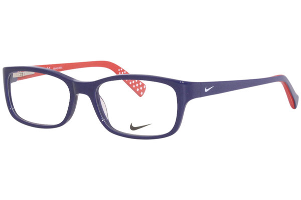  Nike Kids Youth Eyeglasses 5513 Full Rim Rectangle Shape 