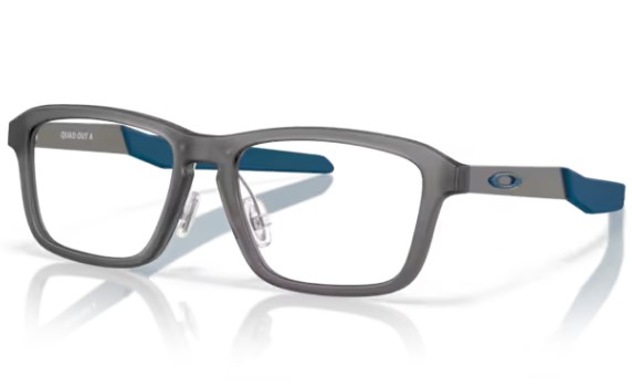 Oakley Quad-Out-A OY8030 Eyeglasses Youth Kids Boy's Full Rim Rectangle Shape