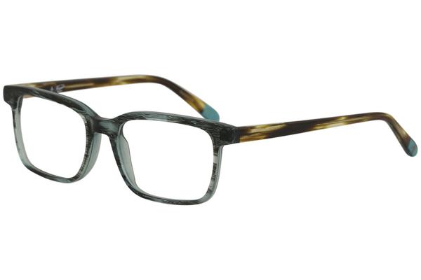  Original Penguin The Saul Jr. Eyeglasses Youth Kids Full Rim Rectangle Shape 