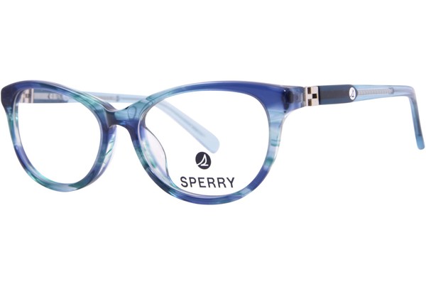  Sperry Sandown Eyeglasses Youth Kids Girl's Full Rim Oval Shape 