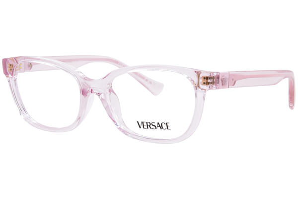  Versace VK3006U Eyeglasses Youth Kids Girl's Full Rim Rectangle Shape 