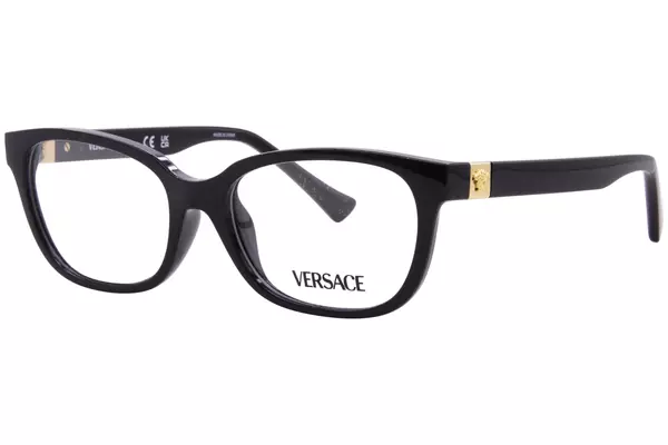 Versace VK3006U Eyeglasses Youth Kids Girl's Full Rim Rectangle Shape 