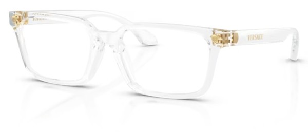  Versace VK3015U Eyeglasses Youth Kids Boy's Full Rim Rectangle Shape 