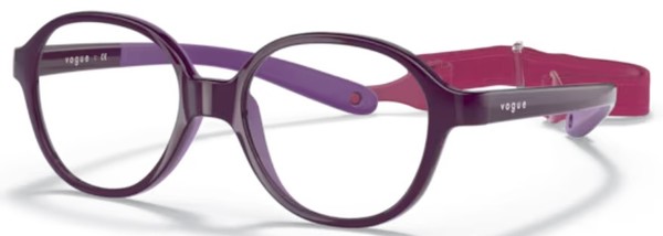  Vogue VY2011 Eyeglasses Youth Kids Full Rim Pillow Shape w/Strap 
