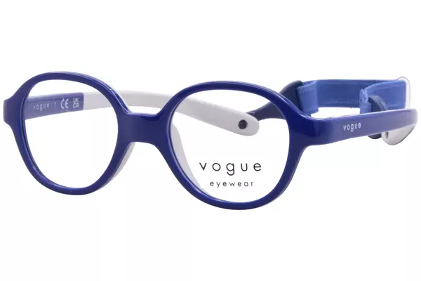  Vogue VY2011 Eyeglasses Youth Kids Full Rim Pillow Shape w/Strap 