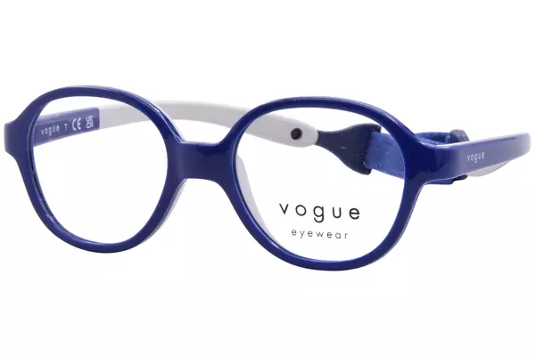  Vogue VY2011 Eyeglasses Youth Kids Full Rim Pillow Shape w/Strap 