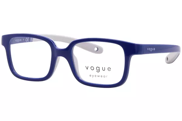 Vogue VY2016 Eyeglasses Youth Kids Full Rim Pillow Shape w/Strap