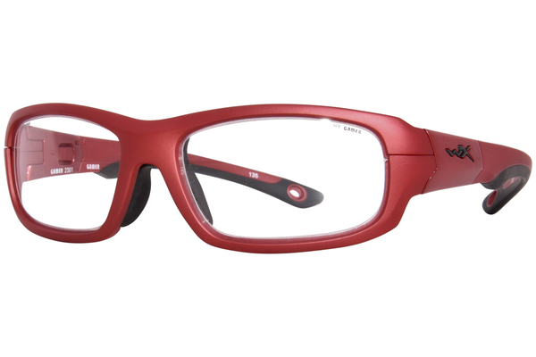 Wiley X Gamer Eyeglasses Youth Full Rim Rectangle Shape