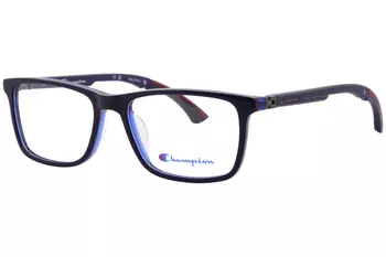  Champion CU Stunt Eyeglasses Youth Kids Boy's Full Rim Rectangle Shape 