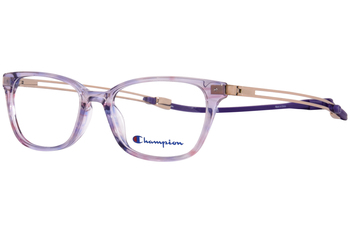  Champion Lark Eyeglasses Youth Girl's Full Rim Rectangle Shape 