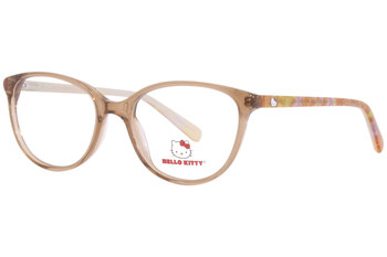  Hello Kitty HK350 Eyeglasses Girl's Full Rim Oval Shape 