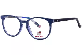  Hello Kitty HK364 Eyeglasses Youth Kids Girl's Full Rim Round Shape 