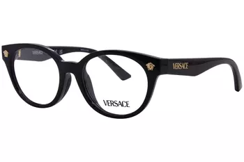  Versace VK3009U Eyeglasses Youth Kids Girl's Full Rim Round Shape 