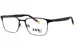 2BB BB Bentley Eyeglasses Youth Kids Boy's Full Rim Rectangle Shape - Black/Gunmetal-C02
