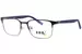 2BB BB Bentley Eyeglasses Youth Kids Boy's Full Rim Rectangle Shape - Navy/Gunmetal-C01