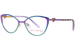 Betsey Johnson Tada Eyeglasses Youth Kids Girl's Full Rim Cat Eye