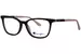 Champion CU Vex Eyeglasses Youth Kids Girl's Full Rim Oval Shape - Black Feathered-C01