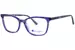 Champion CU Vex Eyeglasses Youth Kids Girl's Full Rim Oval Shape - Purple Horn-C02