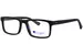 Champion CU-7018 Eyeglasses Youth Kids Boy's Full Rim Rectangle Shape - Black-C01