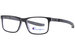 Champion Grab Eyeglasses Frame Youth Boy's Full Rim Rectangular - Matte Black-Blue/Blue Logo - C01