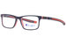 Champion Grab Eyeglasses Frame Youth Boy's Full Rim Rectangular - Navy-Red/Red Logo - C02