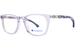 Champion Razz Eyeglasses Youth Boy's Full Rim Square Shape - Crystal Grey-C02