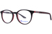 Champion Wit Eyeglasses Youth Kids Girl's Full Rim Oval Shape - Black/Red-C01
