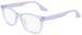 Converse CV9001Y Eyeglasses Youth Kids Girl's Full Rim Rectangle Shape - Crystal Blue Supermoon-455