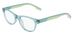Converse CV9005Y Eyeglasses Youth Kids Girl's Full Rim Cat Eye - Crystal Vernal Pool-448