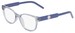Converse CV9007Y Eyeglasses Youth Kids Girl's Full Rim Cat Eye - Crystal No Shade-536