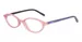 Converse Flutter Eyeglasses Youth Kids Girl's Full Rim Oval Shape - Pink Glow