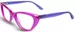 Converse X005 Eyeglasses Youth Kids Girl's Full Rim Cat Eye