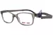 Demi + Dash Arrow Eyeglasses Youth Kids Full Rim Rectangle Shape - Grey Transparent w/ Nylon Straps