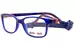 Demi + Dash Arrow Eyeglasses Youth Kids Full Rim Rectangle Shape - Navy w/ Nylon Straps