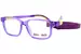 Demi + Dash Boomer Eyeglasses Youth Kids Full Rim Rectangle Shape - Purple