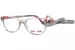 Demi + Dash Chico Eyeglasses Youth Kids Full Rim Oval Shape - Ocean Grey Transparent w/Straps