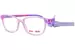 Demi + Dash Nova Eyeglasses Youth Kids Girl's Full Rim Cat Eye - Pink Transparent