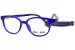 Demi + Dash Storm Eyeglasses Youth Kids Full Rim Round Shape - Blue Transparent