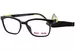 Demi + Dash Tank Eyeglasses Youth Kids Full Rim Square Shape - Black