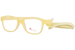 Dilli Dalli Truffles Eyeglasses Youth Full Rim Rectangle Shape - Lemon
