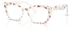 Dolce & Gabbana DX3357 Eyeglasses Youth Girl's Full Rim Oval Shape - Print White Roses-3487
