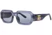 Dolce & Gabbana DX4011 Sunglasses Youth Kids Boy's Square Shape - Transparent Blue/Striped Blue/Full Blue-348287
