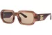 Dolce & Gabbana DX4011 Sunglasses Youth Kids Boy's Square Shape - Transparent Brown/Striped Brown/Dark Brown-348173