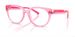 Dolce & Gabbana DX5007 Eyeglasses Youth Kids Girl's Full Rim - Transparent Pink-3148