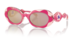 Dolce & Gabbana DX6005 Sunglasses Youth Kids Girl's Oval Shape - Pink/Pink Mirror Rose Gold-30981T