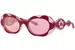 Dolce & Gabbana DX6005 Sunglasses Youth Kids Girl's Oval Shape - Pink/Pink Mirror Rose Gold-30981T